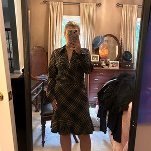 Plaid Veronica Beard Fall Dress